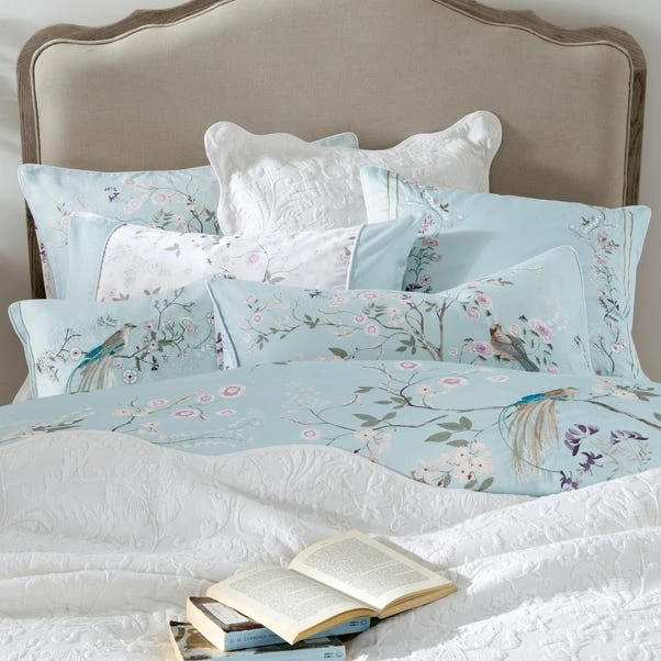 Dorma Maiya Duck Egg Standard Pillowcase 4 Dorma Maiya Duck Egg Standard Pillowcase - Image 2