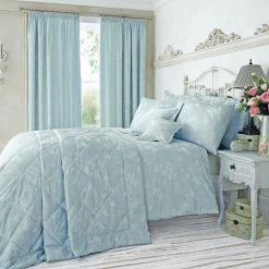 Dunelm Eden Duck-Egg Standard Pillowcase 5 Dunelm Eden Duck-Egg Standard Pillowcase -pillowcase shop 1000063064 alt01