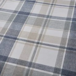 Dunelm Harrison Blue Reversible Duvet Cover And Pillowcase Set -pillowcase shop 1000074906 alt02