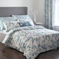 Dunelm Honesty Teal Reversible Duvet Cover And Pillowcase Set 11 Dunelm Honesty Teal Reversible Duvet Cover And Pillowcase Set -pillowcase shop 1000085275 alt03