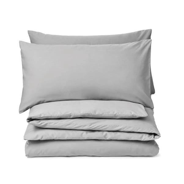 Dunelm Non Iron Plain Dye Slate Standard Pillowcase Pair 4 Dunelm Non Iron Plain Dye Slate Standard Pillowcase Pair - Image 2