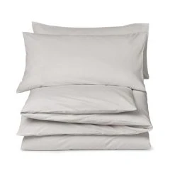 Dunelm Non Iron Plain Dye Silver Standard Pillowcase Pair 5 Dunelm Non Iron Plain Dye Silver Standard Pillowcase Pair -pillowcase shop 1000100997 alt01