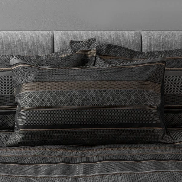 Dunelm Hudson Grey Duvet Cover And Pillowcase Set 5 Dunelm Hudson Grey Duvet Cover And Pillowcase Set - Image 3