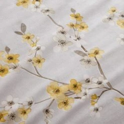 Dunelm Alisha Floral Yellow Reversible Duvet Cover And Pillowcase Set 13 Dunelm Alisha Floral Yellow Reversible Duvet Cover And Pillowcase Set -pillowcase shop 1000140015 alt05