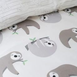 Dunelm Sloth Duvet Cover And Pillowcase Set -pillowcase shop 1000151174 alt04