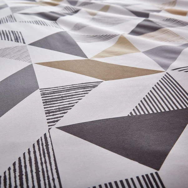 Elements Bako Reversible Geometric Natural Duvet Cover And Pillowcase Set 6 Elements Bako Reversible Geometric Natural Duvet Cover And Pillowcase Set - Image 4