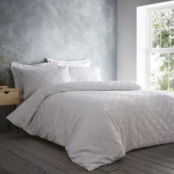 Dunelm Astra Textured White Oxford Pillowcase -pillowcase shop 1000159710 alt02