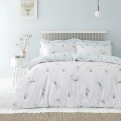 Dunelm Dragonflies Seafoam Reversible Duvet Cover And Pillowcase Set -pillowcase shop 1000159842 alt02