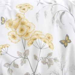 Dunelm Maria Ochre Reversible Floral Duvet Cover And Pillowcase Set -pillowcase shop 1000159844 alt04