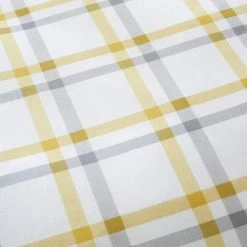 Dunelm Ovie Ochre Reversible Duvet Cover And Pillowcase Set -pillowcase shop 1000159846 alt03