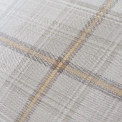 Dunelm Albie Natural Reversible Check Duvet Cover And Pillowcase Set -pillowcase shop 1000159849 alt02