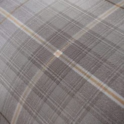 Dunelm Albie Natural Reversible Check Duvet Cover And Pillowcase Set -pillowcase shop 1000159849 alt03