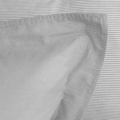 Dunelm Riviera Grey Stripe Oxford Pillowcase -pillowcase shop 1000159881 alt02
