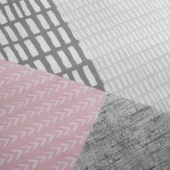 Catherine Lansfield Larsson Geo Pink Duvet Cover And Pillowcase Set -pillowcase shop 1000160863 alt03