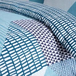 Catherine Lansfield Larsson Geo Teal Duvet Cover And Pillowcase Set 9 Catherine Lansfield Larsson Geo Teal Duvet Cover And Pillowcase Set -pillowcase shop 1000160864 alt02