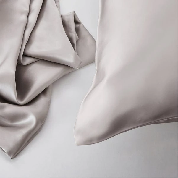 Dorma Silver Silk Pillowcase 7 Dorma Silver Silk Pillowcase - Image 5