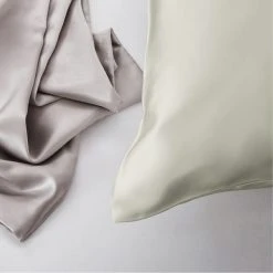 Dorma Ivory Silk Pillowcase -pillowcase shop 1000161523 alt02