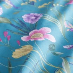 Dunelm Fleur Teal Duvet Cover And Pillowcase Set 11 Dunelm Fleur Teal Duvet Cover And Pillowcase Set -pillowcase shop 1000166982 alt03