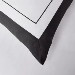 Dorma Purity Kington Black Duvet Cover And Pillowcase Set 11 Dorma Purity Kington Black Duvet Cover And Pillowcase Set -pillowcase shop 1000167089 alt03