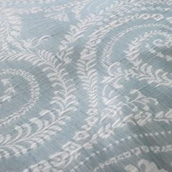 Dunelm Abigail Blue Textured Cover And Pillowcase Set -pillowcase shop 1000167146 alt02