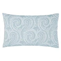 Dunelm Abigail Blue Textured Cover And Pillowcase Set -pillowcase shop 1000167146 alt04