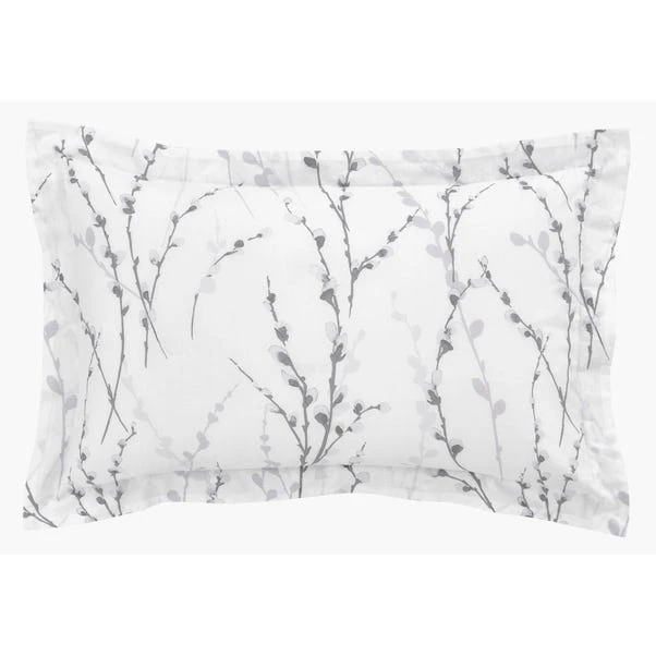 Dunelm Belle Grey Oxford Pillowcase 5 Dunelm Belle Grey Oxford Pillowcase - Image 3