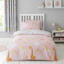 Dunelm Party Animals Grey Duvet Cover And Pillowcase Set -pillowcase shop 1000167410 alt01