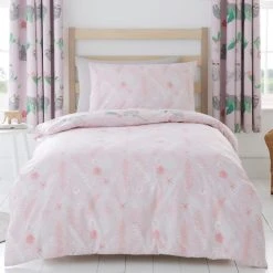Dunelm Pink Pretty Sloth Duvet Cover And Pillowcase Set -pillowcase shop 1000167412 alt02