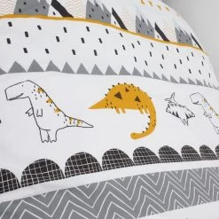 Dunelm Elements Geosaurus 100% Cotton Duvet Cover And Pillowcase Twin Pack Set 10 Dunelm Elements Geosaurus 100% Cotton Duvet Cover And Pillowcase Twin Pack Set -pillowcase shop 1000167428 alt02