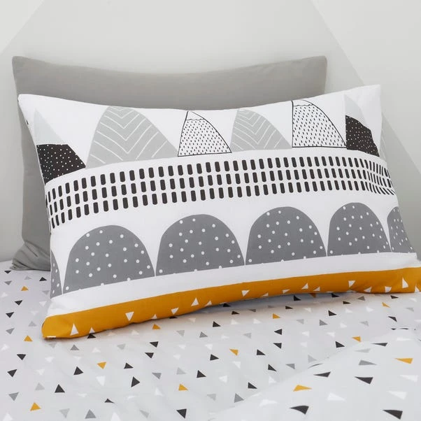 Dunelm Elements Geosaurus 100% Cotton Duvet Cover And Pillowcase Twin Pack Set 8 Dunelm Elements Geosaurus 100% Cotton Duvet Cover And Pillowcase Twin Pack Set - Image 6