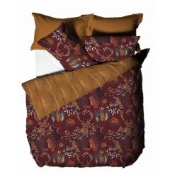 Furn Furn. Riva Forest Fauna Rust Duvet Cover And Pillowcase Set -pillowcase shop 1000170832 alt03