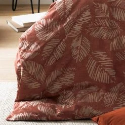 Furn Furn. Riva Japandi Red Duvet Cover And Pillowcase Set -pillowcase shop 1000170836 alt03