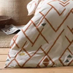 Furn Furn. Riva Inka Brick Duvet Cover And Pillowcase Set 8 Furn Furn. Riva Inka Brick Duvet Cover And Pillowcase Set -pillowcase shop 1000170838 alt02