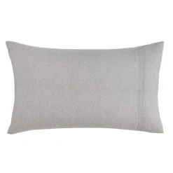 Dunelm Denver Marl Grey Pintuck Duvet Cover And Pillowcase Set -pillowcase shop 1000181855 alt04