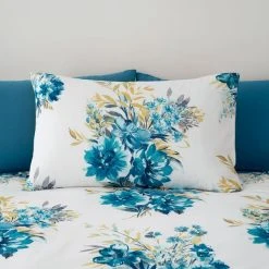 Dunelm Emmeline Floral Reversible Duvet Cover And Pillowcase Set -pillowcase shop 1000181946 alt03