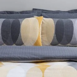 Elements Elijah Ochre Reversible Duvet Cover And Pillowcase Set -pillowcase shop 1000182064 alt02