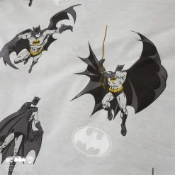 Batman Grey Reversible Glow In The Dark Duvet Cover And Pillowcase Set -pillowcase shop 1000182124 alt03