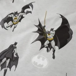 Batman Grey Reversible Glow In The Dark Duvet Cover And Pillowcase Set -pillowcase shop 1000182124 alt05