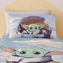 Star Wars Grogu™ 100% Cotton Duvet Cover And Pillowcase Set -pillowcase shop 1000182140 alt02