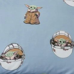 Star Wars Grogu™ 100% Cotton Duvet Cover And Pillowcase Set -pillowcase shop 1000182140 alt05
