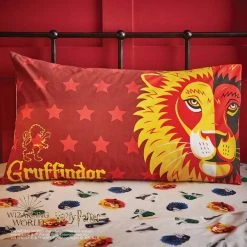 Harry Potter Gryffindor House Reversible Duvet Cover And Pillowcase Set -pillowcase shop 1000182145 alt03
