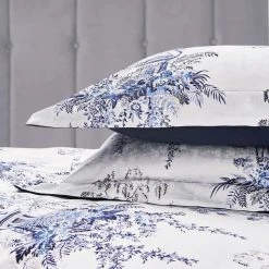 Dorma Madara Floral Reversible 100% Cotton Duvet Cover And Pillowcase Set -pillowcase shop 1000182289 alt02