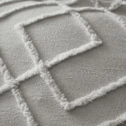 Pineapple Elephant Tufted Grey Diamond 100% Cotton Duvet Cover And Pillowcase Set 10 Pineapple Elephant Tufted Grey Diamond 100% Cotton Duvet Cover And Pillowcase Set -pillowcase shop 1000184266 alt03