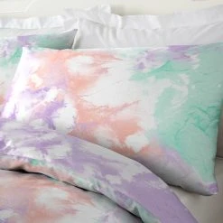 Fusion Tie Dye Multicoloured Reversible Duvet Cover And Pillowcase Set -pillowcase shop 1000185023 alt02
