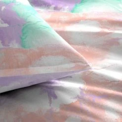 Fusion Tie Dye Multicoloured Reversible Duvet Cover And Pillowcase Set -pillowcase shop 1000185023 alt03