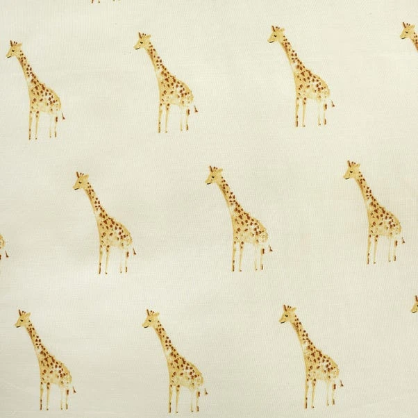 Dunelm Safari Natural 100% Cotton Cot Bed / Toddler Duvet Cover And Pillowcase Set 6 Dunelm Safari Natural 100% Cotton Cot Bed / Toddler Duvet Cover And Pillowcase Set - Image 4