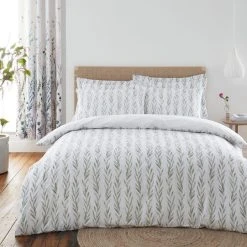 Dunelm Whimsical Botanical Green 100% Cotton Reversible Duvet Cover And Pillowcase Set 11 Dunelm Whimsical Botanical Green 100% Cotton Reversible Duvet Cover And Pillowcase Set -pillowcase shop 1000185662 alt03