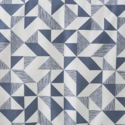 Dunelm Elements Bako Reversible Geometric Blue Duvet Cover And Pillowcase Set -pillowcase shop 1000185747 alt05