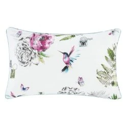 Dunelm Heavenly Hummingbird Reversible Duck Egg Duvet Cover And Pillowcase Set -pillowcase shop 30437768 alt04