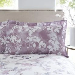 Dunelm Honesty Mauve Oxford Pillowcase